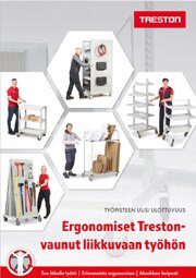 Ergonomiset Treston-vaunut liikkuvaan työhön