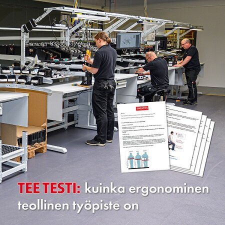 Työpisteen ergonomian arviointitesti