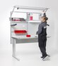 Lighting for packing bench