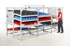 Packing storage system FiFo Flow rack