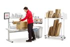 Height-adjustable packing table TED