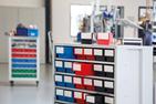 Treston plastic bins and cabinets are modular storage solutions.