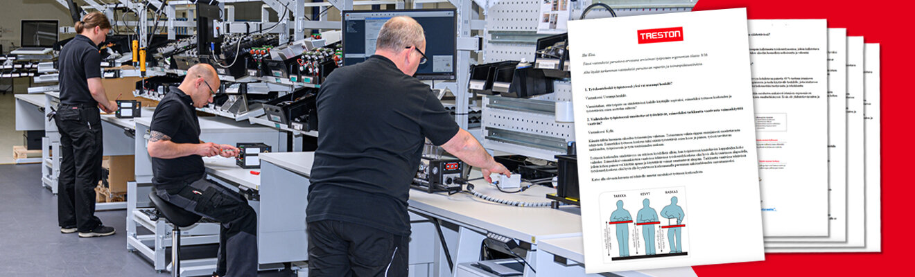 Työpisteen ergonomian arviointitesti